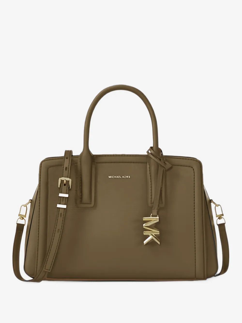 Michael Michael Kors 라일라 스몰 페블드 가죽 사첼