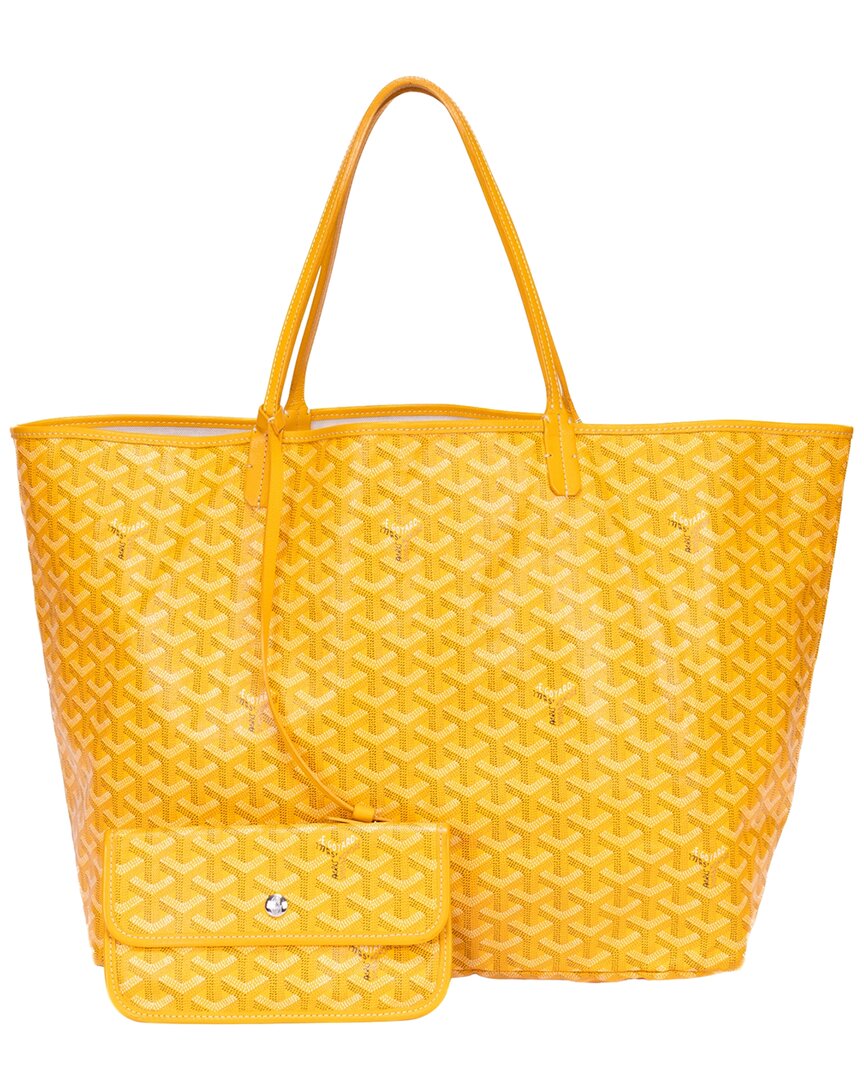 GOYARD 옐로우 이네 가죽 생 루이 GM