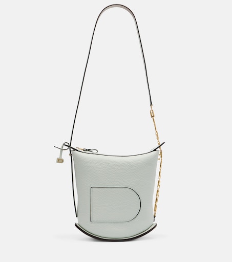 Delvaux 핀 트위스트 레더 숄더 백