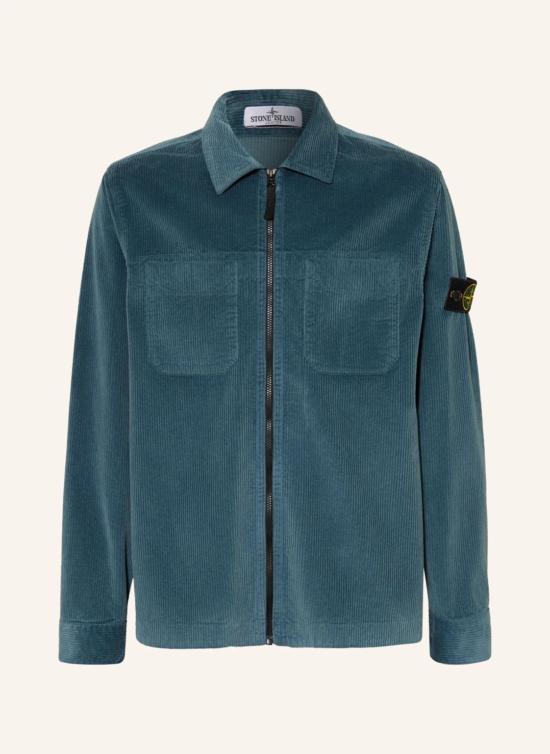 Stone Island Junior 코듀로이 오버자켓