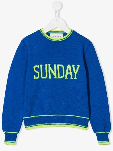 Alberta Ferretti Kids 선데이 스웨터
