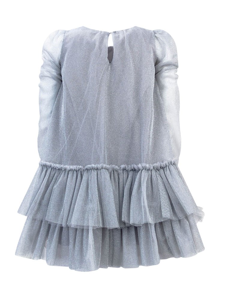 Chiara Ferragni Kids 러플 튤 파티 드레스