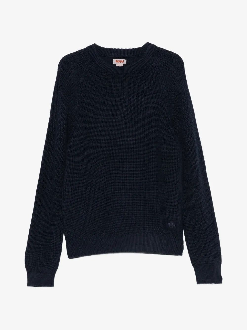 Baracuta 리브드 니트 래글런 슬리브 스웨터