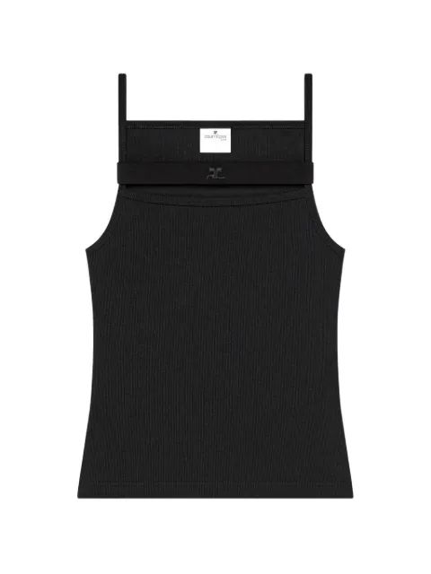 COURRÈGES 컷아웃 리브 탱크탑