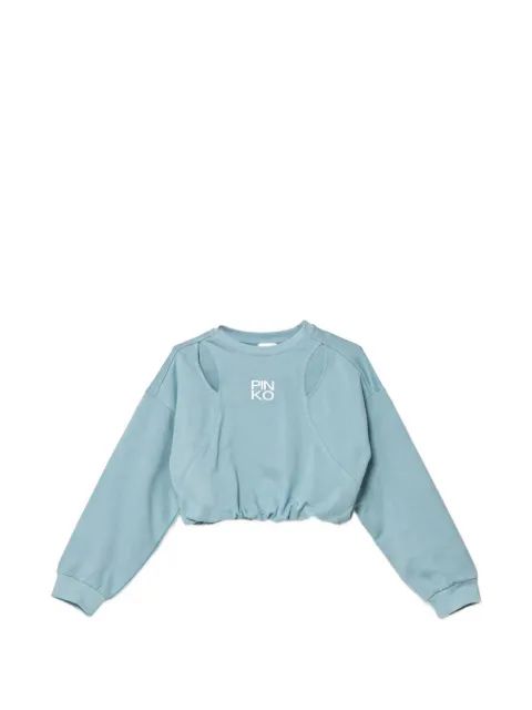 Pinko Kids 컷아웃 스웻셔츠
