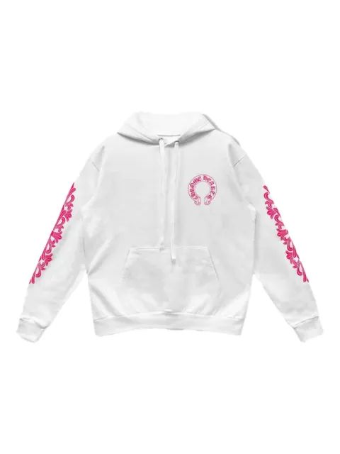 CHROME HEARTS 홀스슈 로고 그래픽 후디