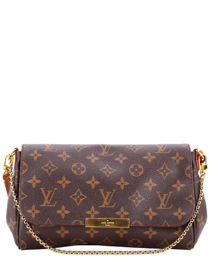 LOUIS VUITTON 브라운 모노그램 캔버스 페이보릿 MM