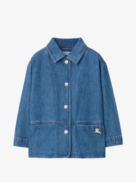 Burberry Kids 데님 자켓