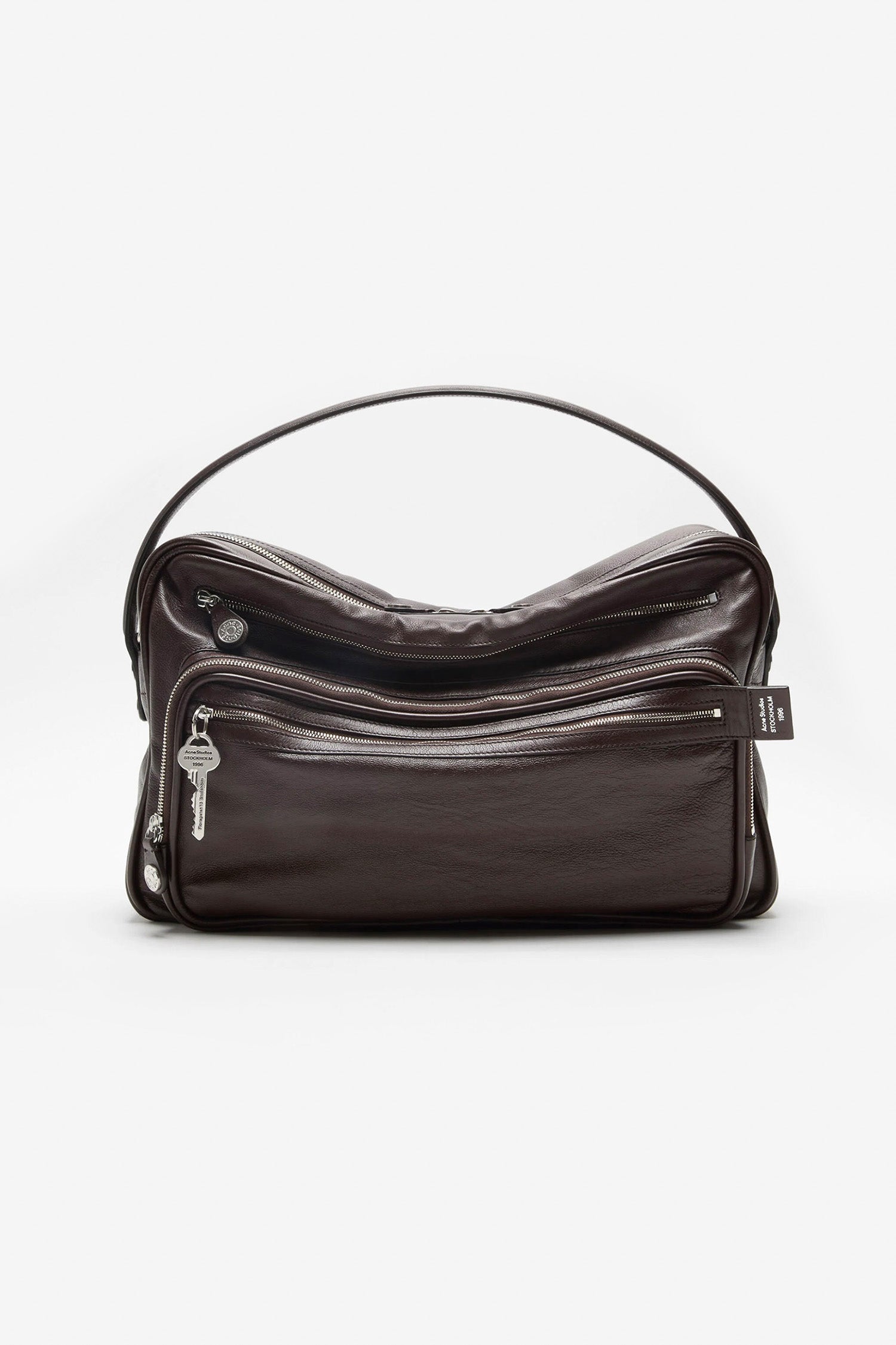 Acne Studios 카메로 카메라 숄더 백 초콜릿 브라운
