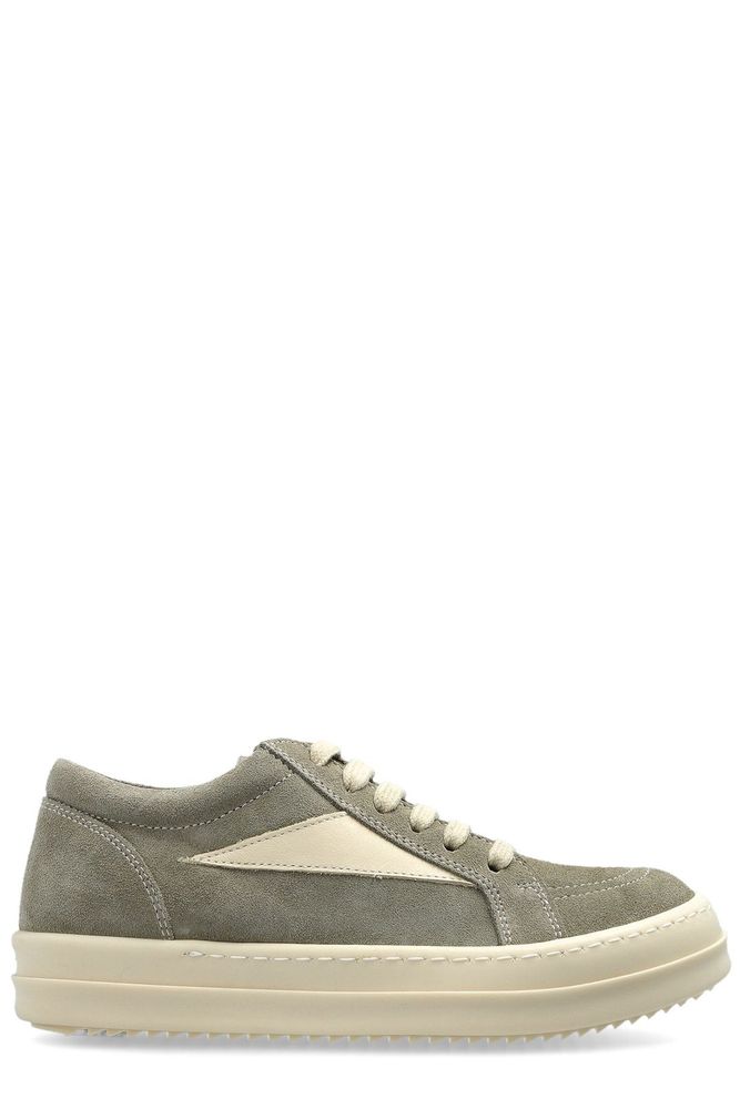 Rick Owens Kids 로우탑 레이스업 스니커즈