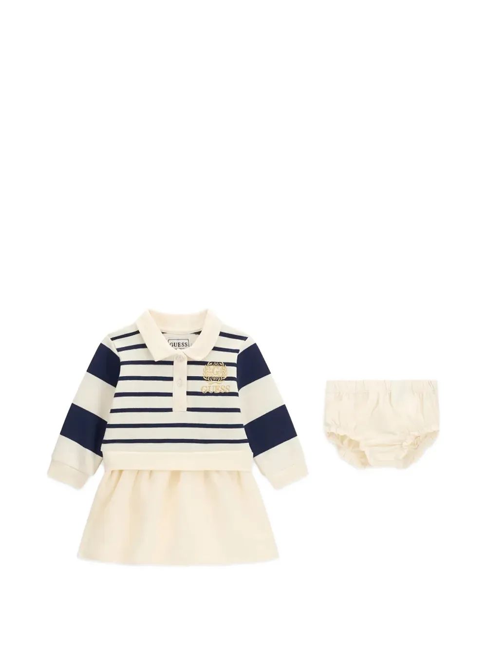 guess kids 스트라이프 자수 원피스