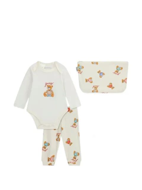 guess kids 곰돌이 프린트 베이비웨어 세트