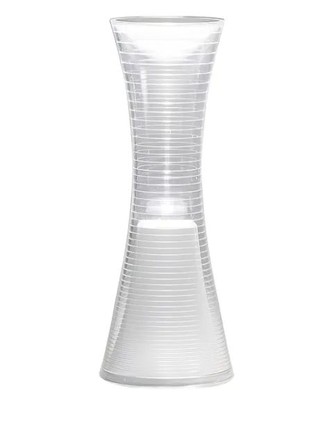 ARTEMIDE 아워글래스 셰이프 에칭 글라스 램프