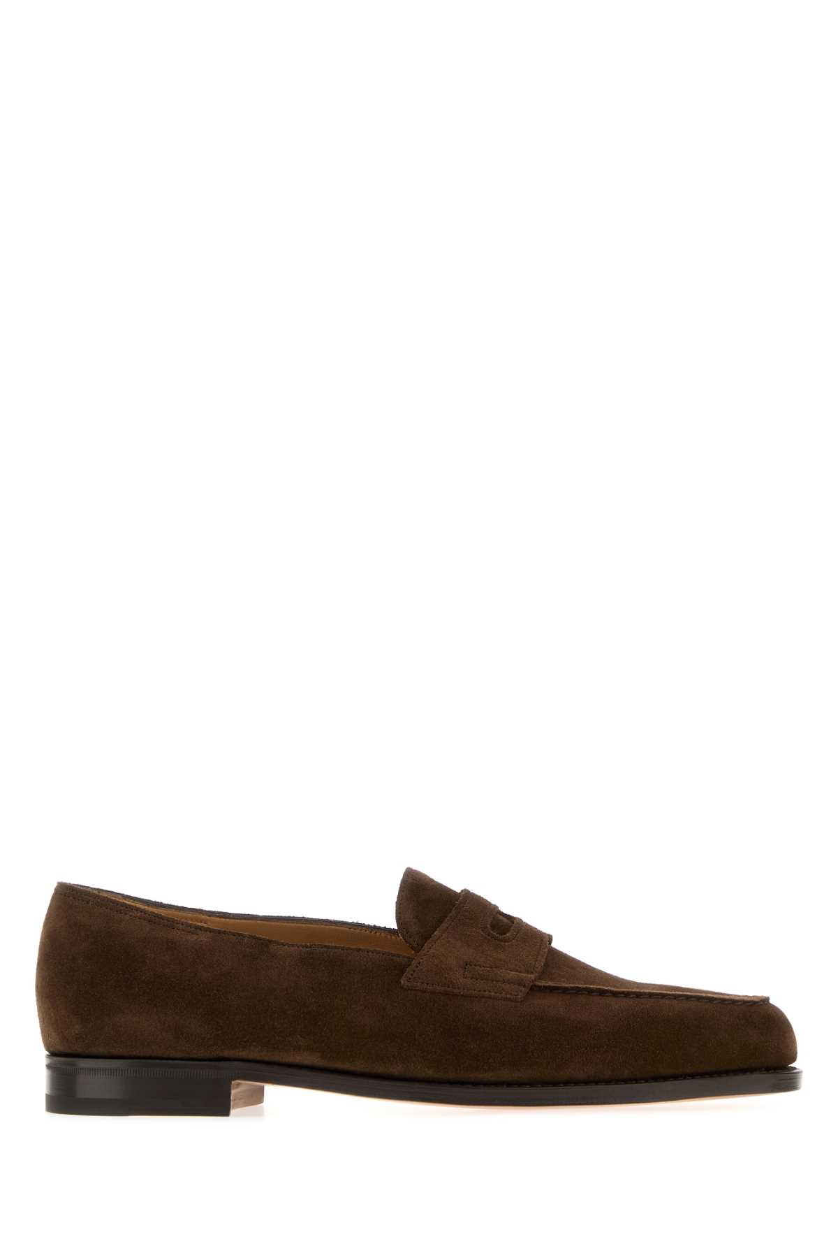 JOHN LOBB 브라운 스웨이드 로페즈 로퍼