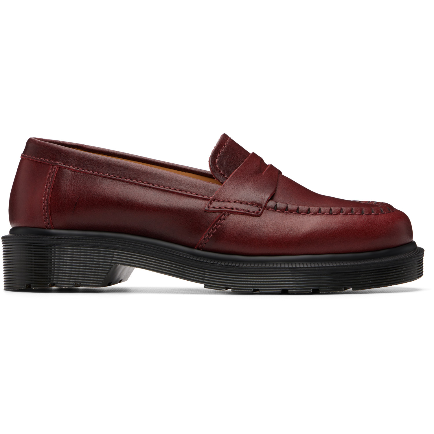 DR. MARTENS 버건디 델라프레 메이드 인 잉글랜드 클래식 로퍼