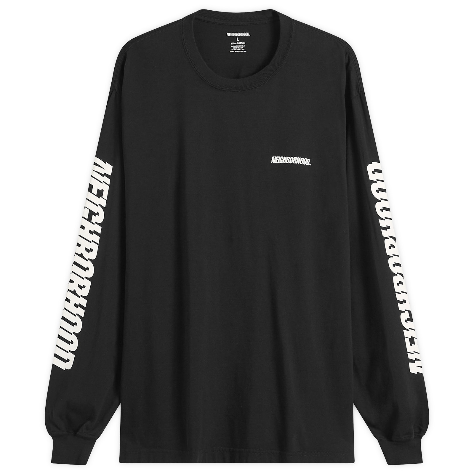 Neighborhood LS-1 Distorted Logo ロンT LS-1 Distorted Logo Long Sleeve T-Shirt | NEIGHBORHOOD | FETCHING
