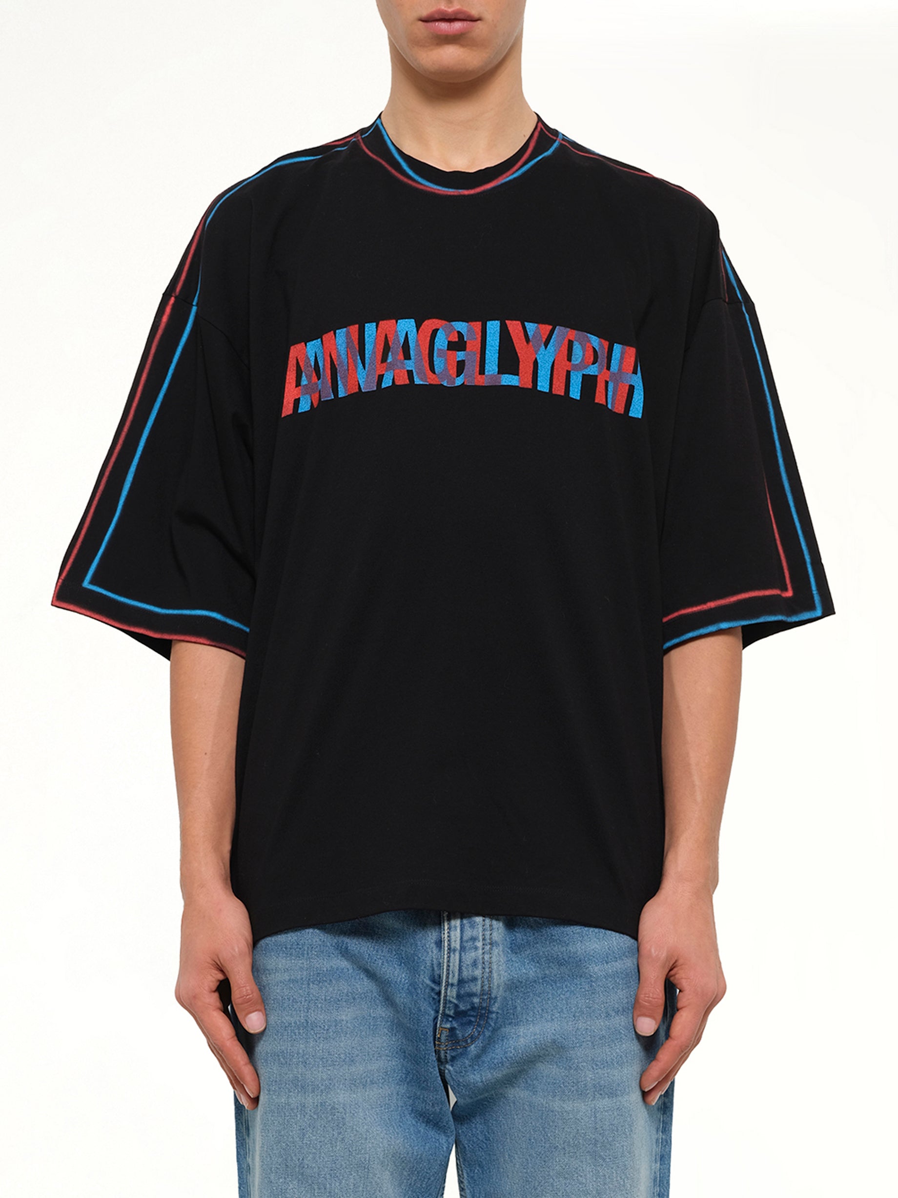 Doublet 니트 티셔츠