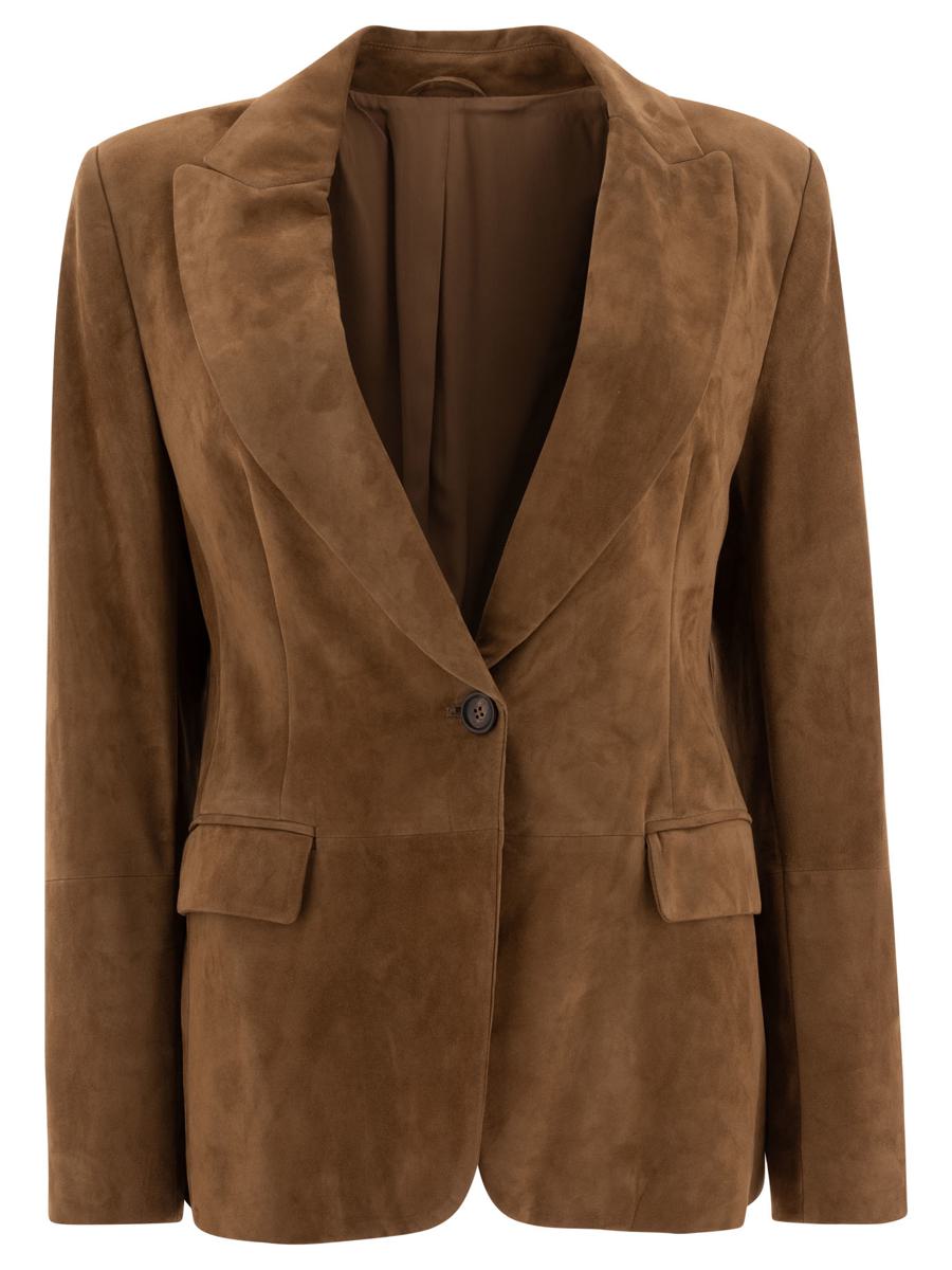 Brunello Cucinelli M0PCL208XC7495 関税送料込 Brunello Cucinelli Monili-detail Jacket | Black | FARFETCH