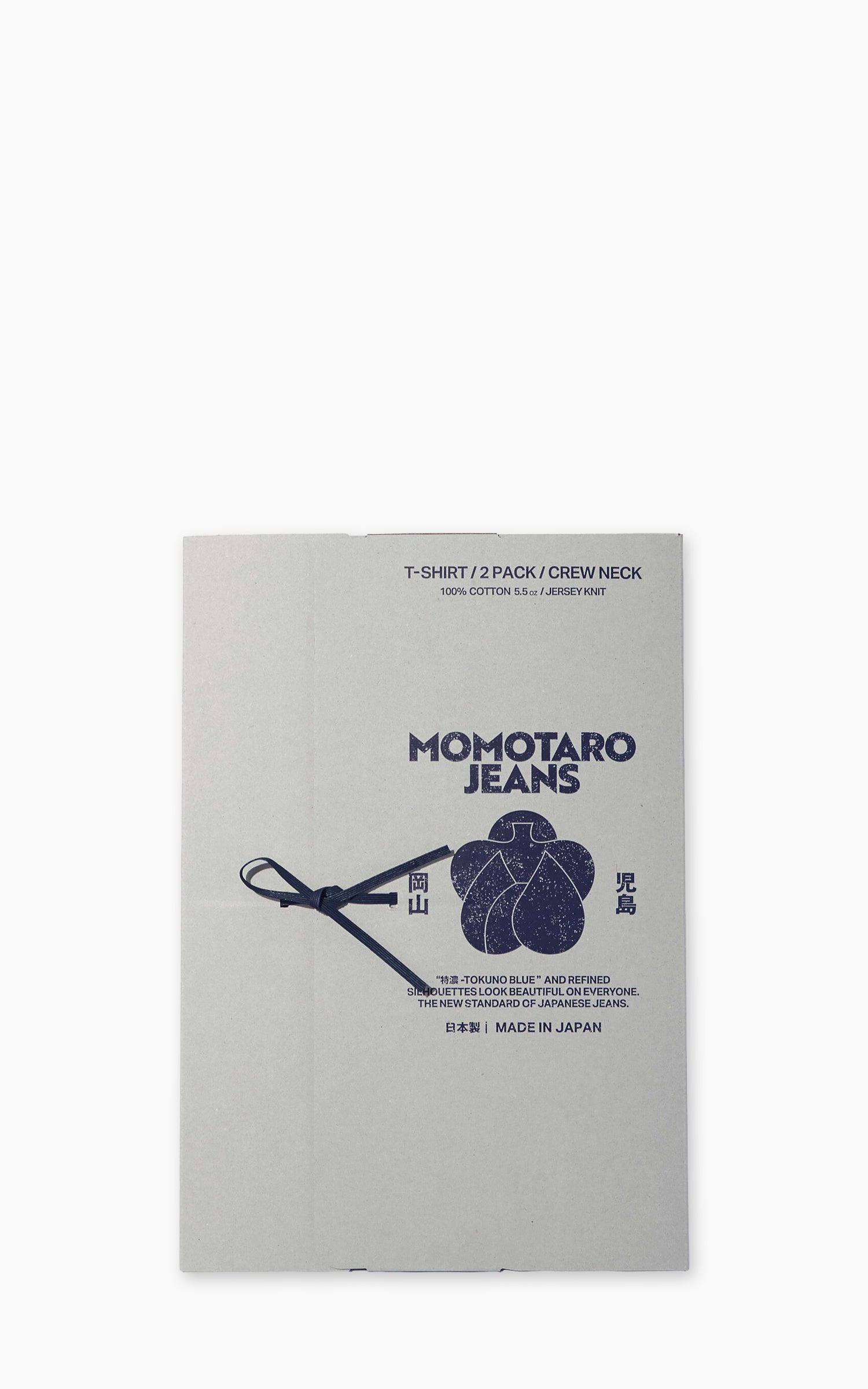 MOMOTARO JEANS MMTS6031 2팩 라운드 바디 티