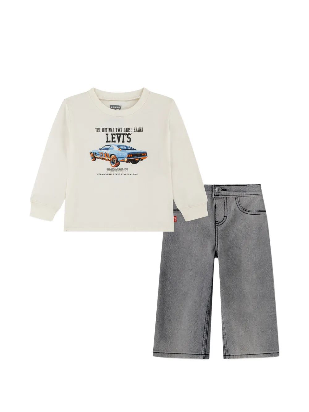 Levi's Kids 그래픽 프린트 투피스 세트