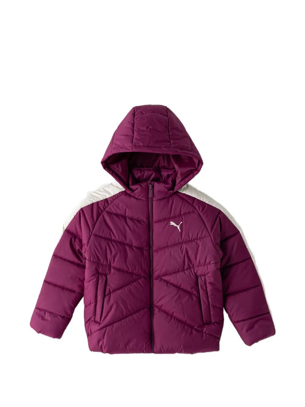 Puma Kids 퀼팅 후드 자켓