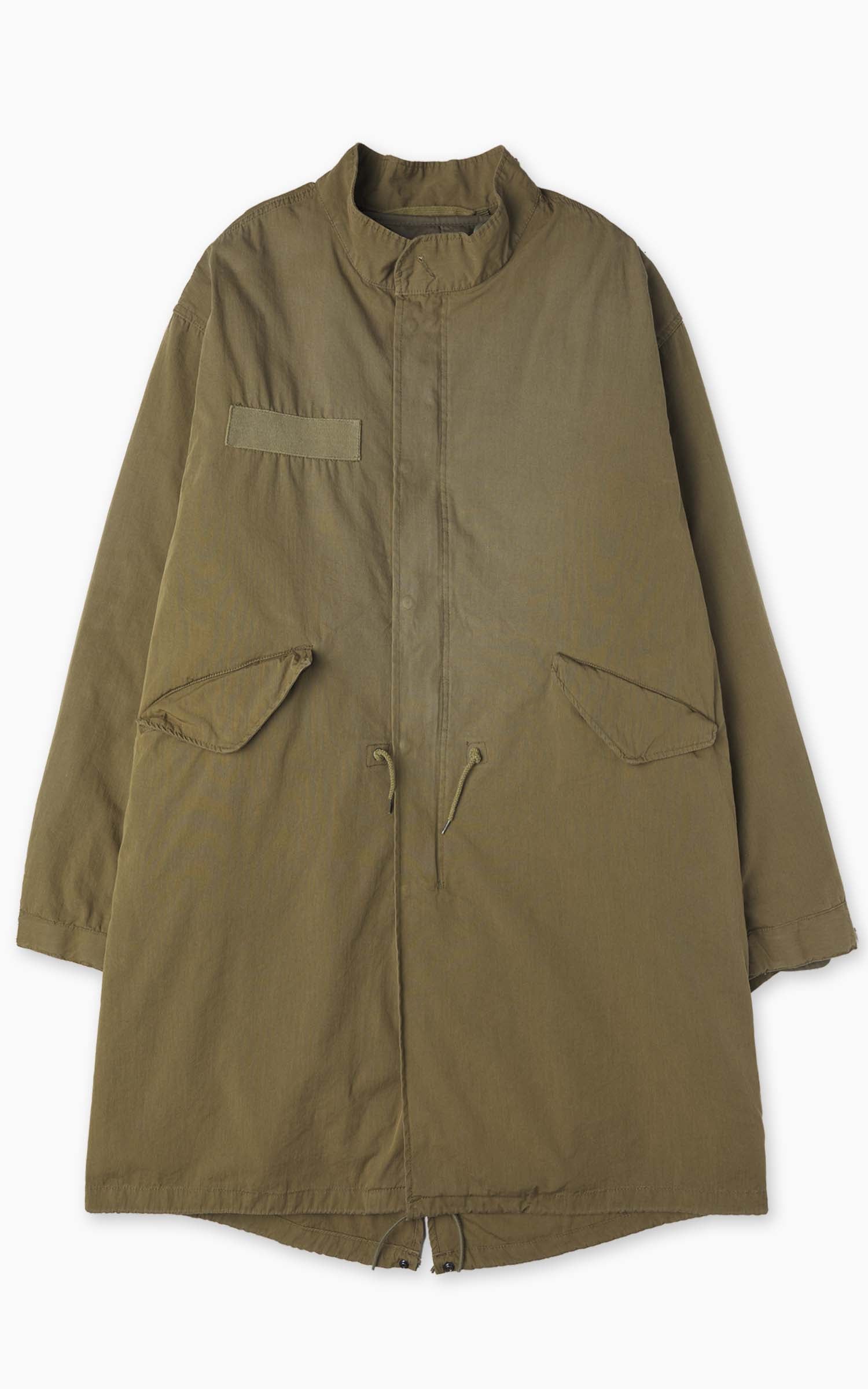 Military Surplus US M65 Fishtail Parka Obleached Olive Drab 140파렌하이트