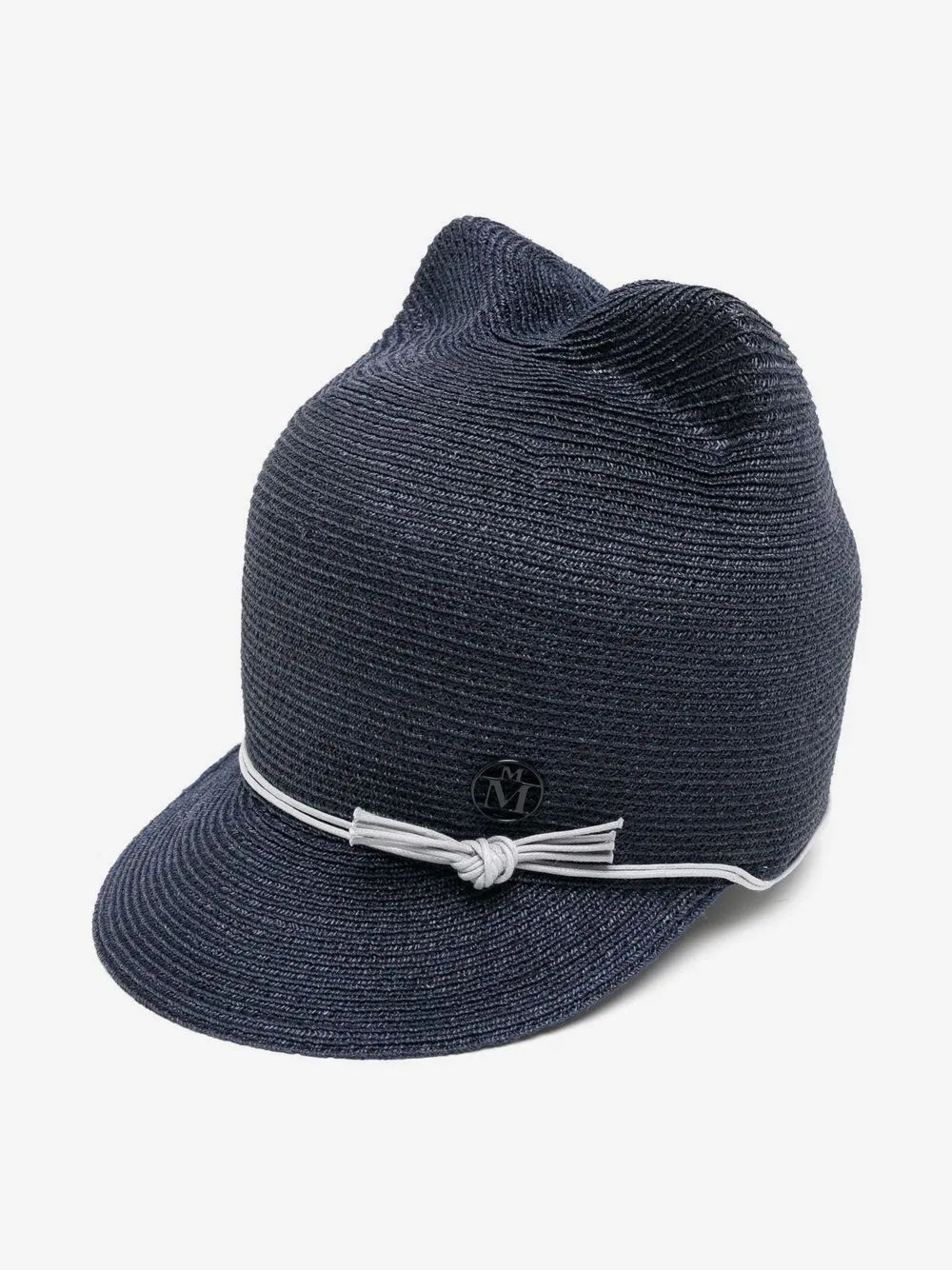 Maison Michel Kids 제이미 보우 디테일 캡