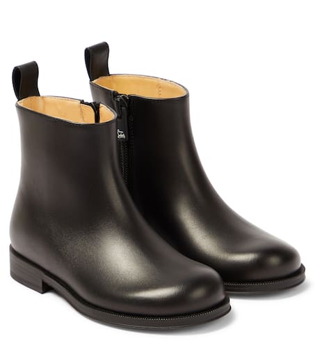 Christian Louboutin Kids 부티누 가죽 앵클 부츠