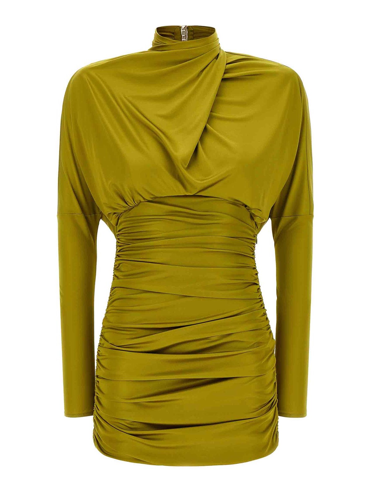 BALMAIN 드레이프 미니 드레스