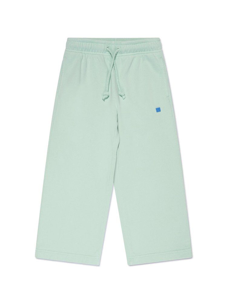 Acne Studios Kids 로고 패치 드로스트링 조거