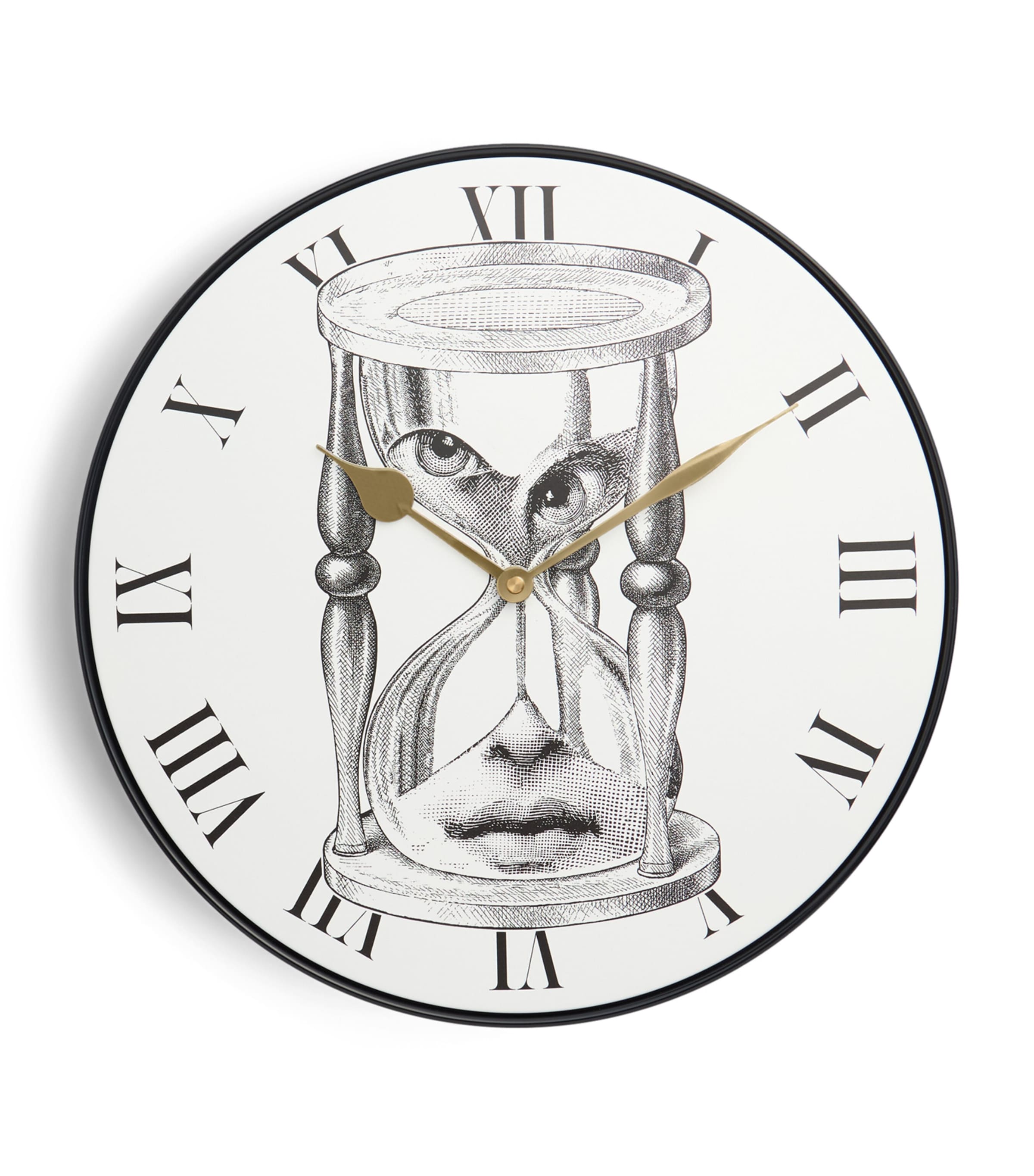 Fornasetti 테마 에 바리아치오니 No. 184 벽시계