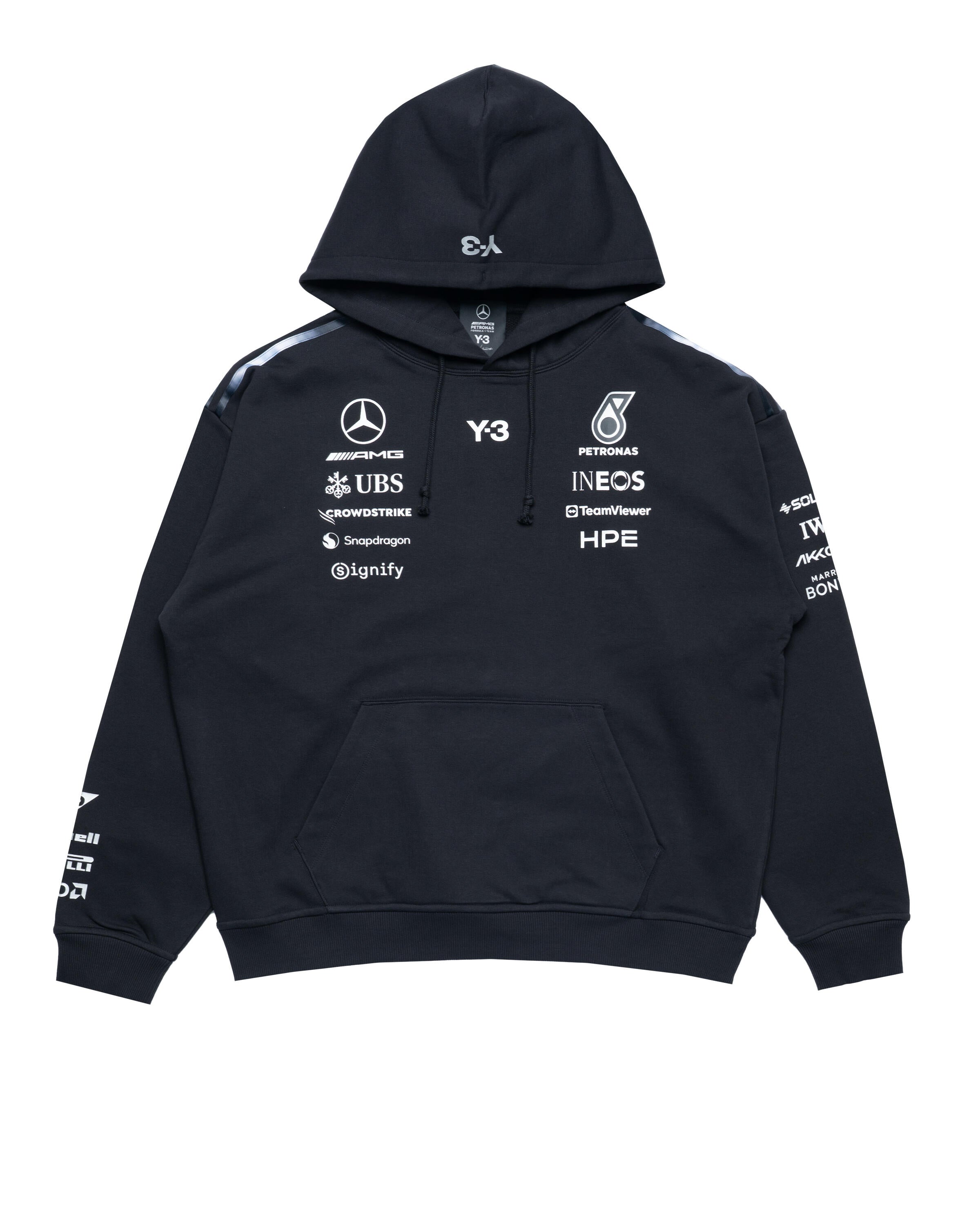 Y-3 메르세데스 AMG 페트로나스 포뮬러 1 팀 후드티