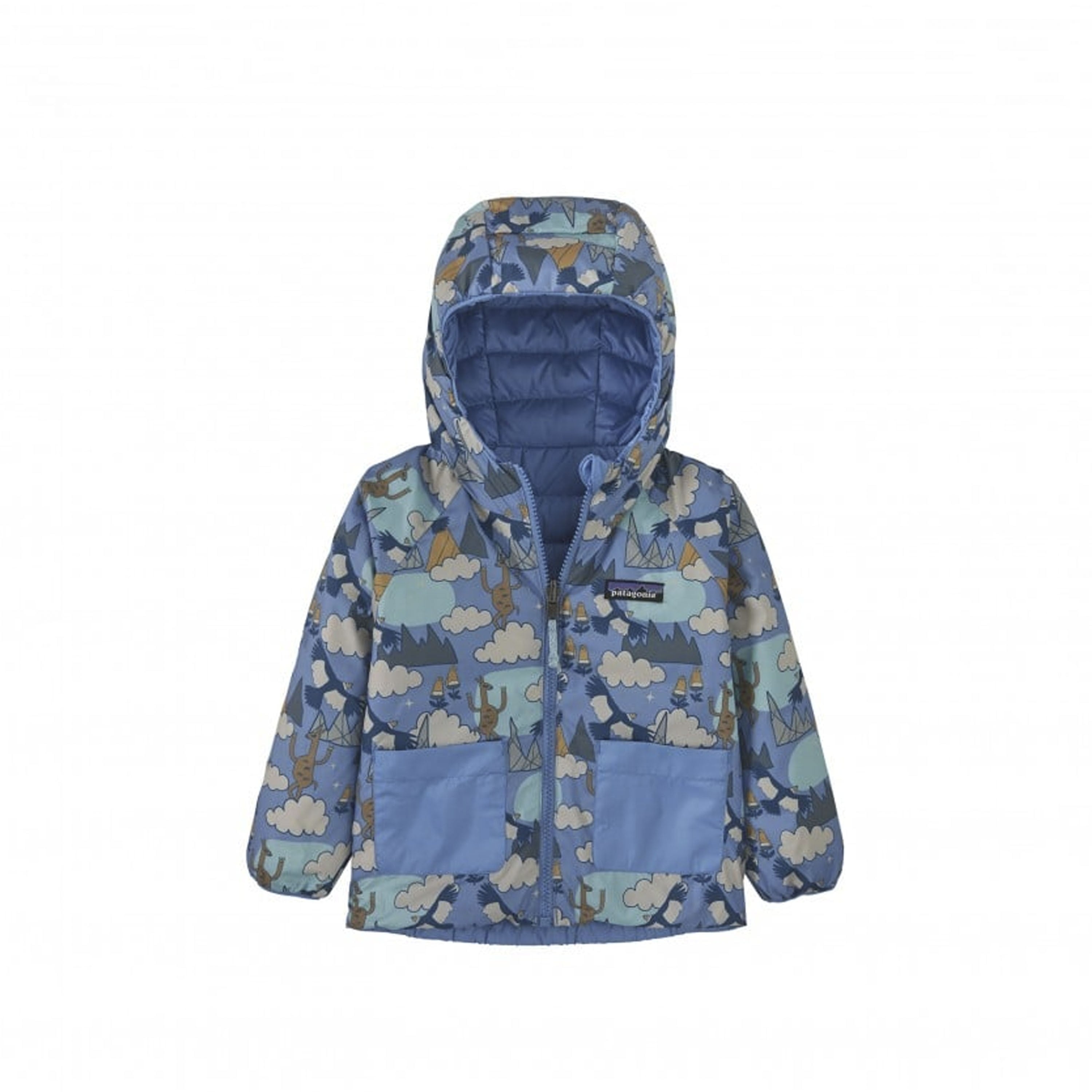 Patagonia Kids 베이비 파타고니아 리버서블 다운 스웨터 후디