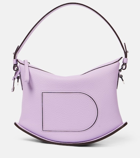 Delvaux 핀 스윙 레더 숄더 백