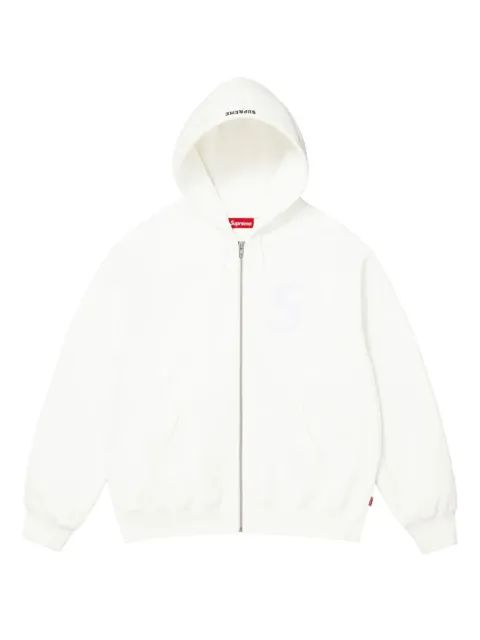 Supreme S 로고 집업 후드티