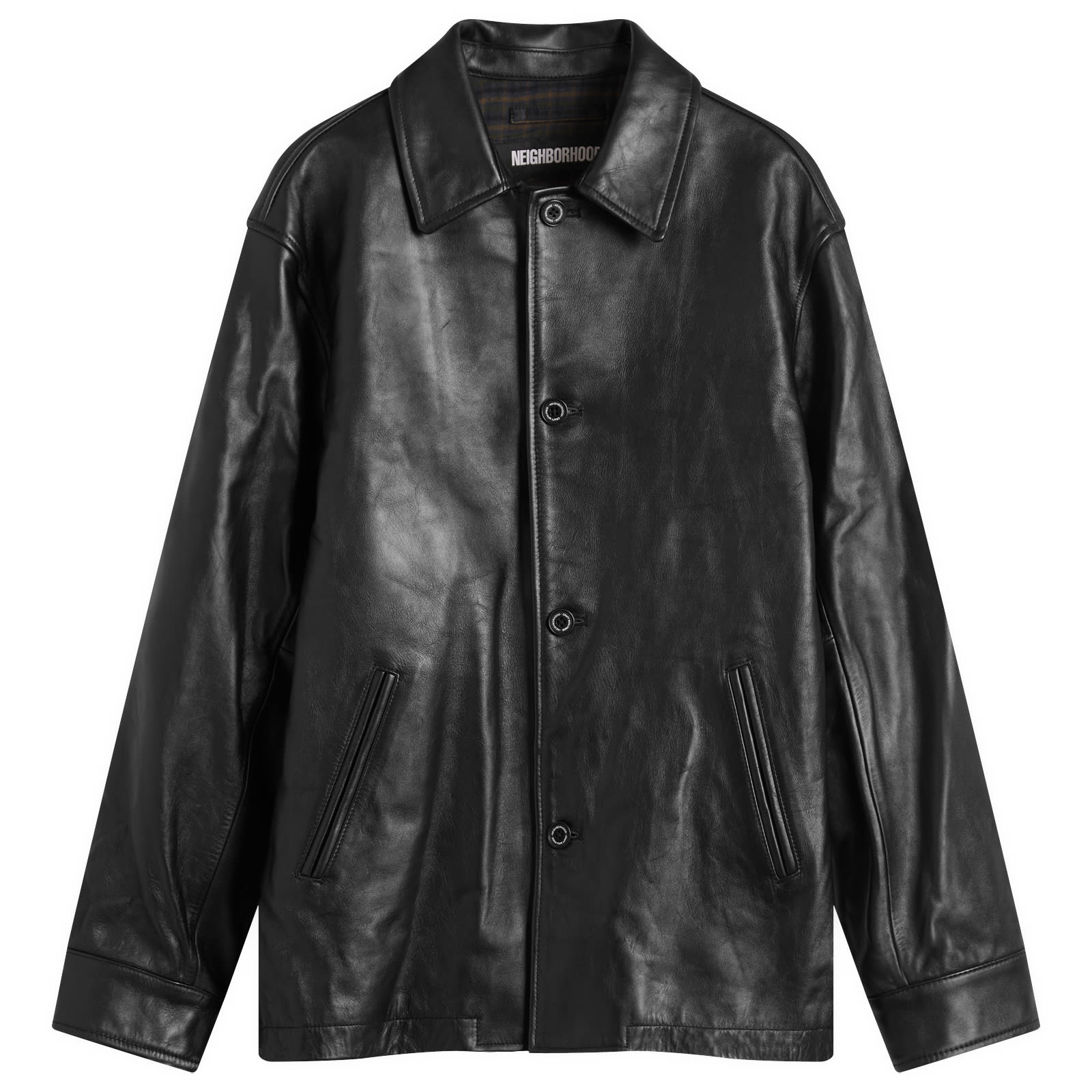 Leather Car Coat | NEIGHBORHOOD | FETCHING