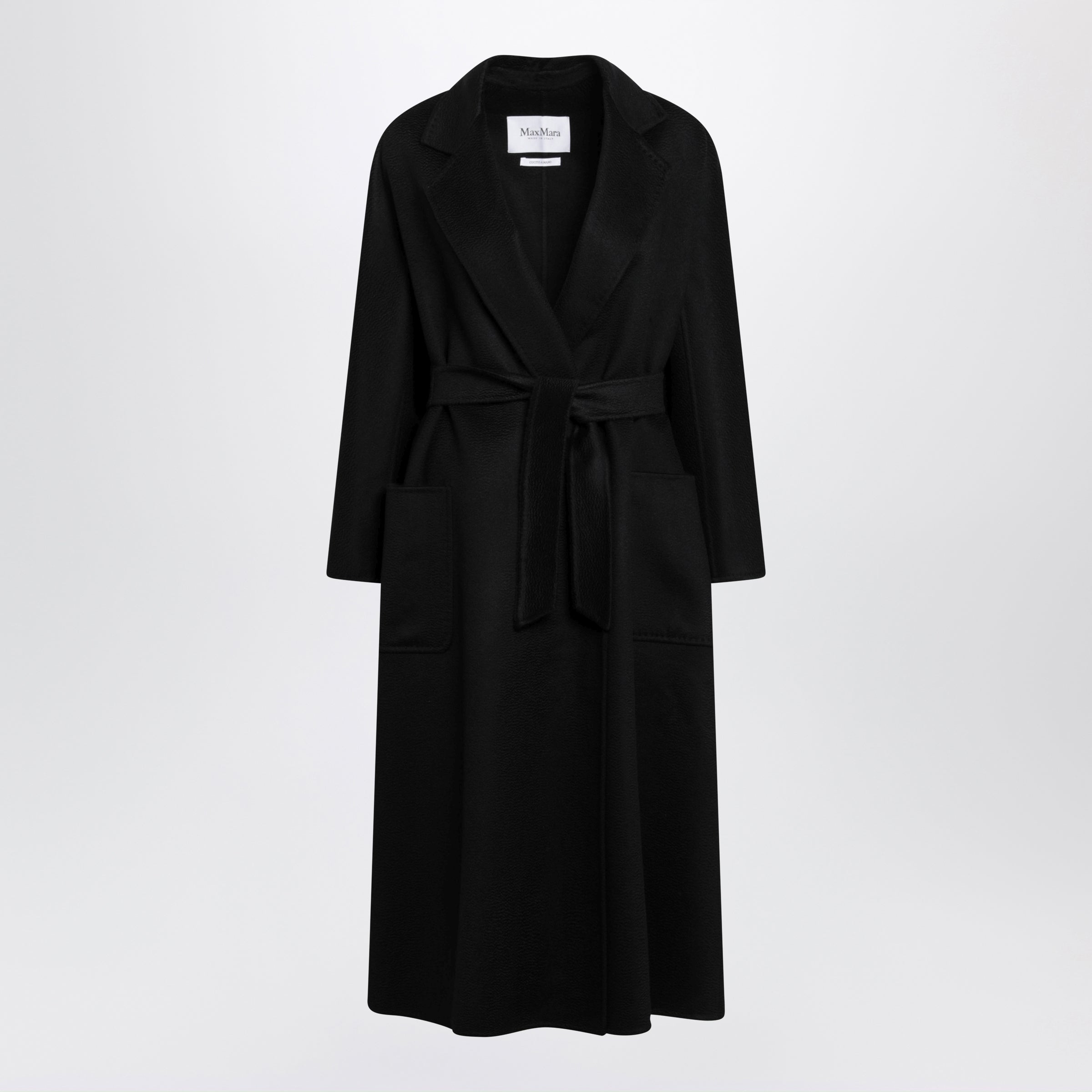 MAXMARA 블랙 루드밀라 아이콘 코트