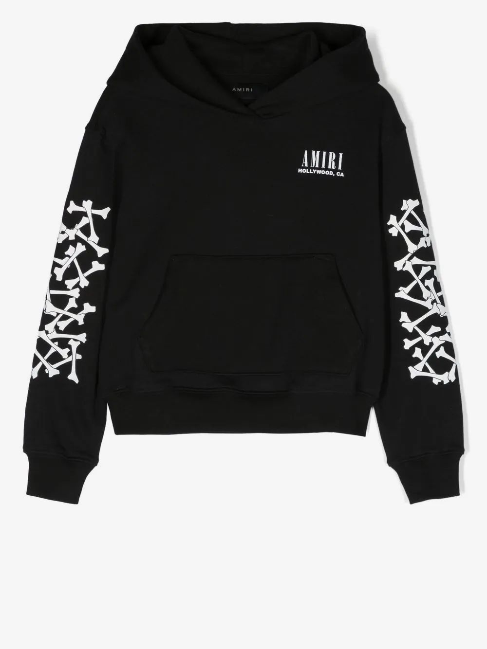AMIRI KIDS 본즈 로고 면 후드티