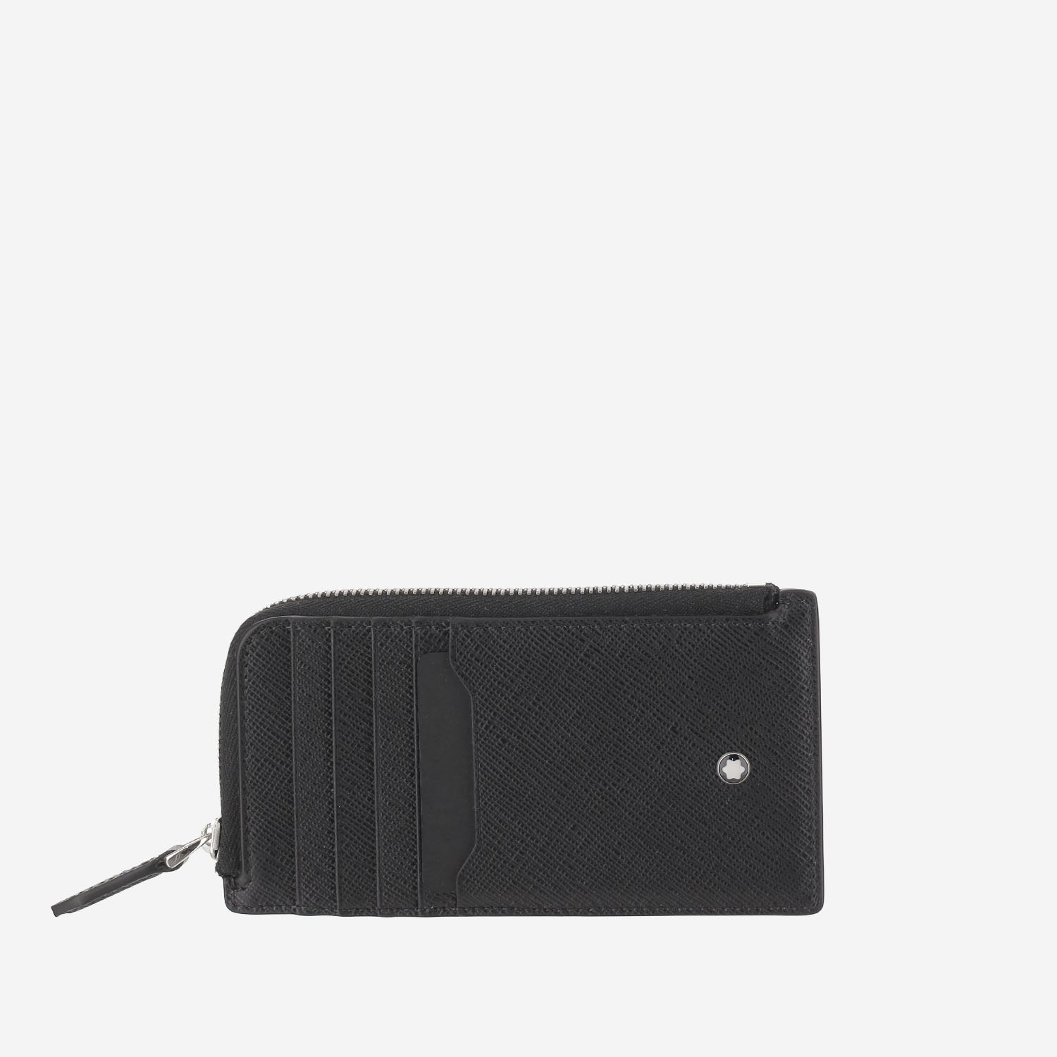 MONTBLANC 로고 가죽 카드 홀더