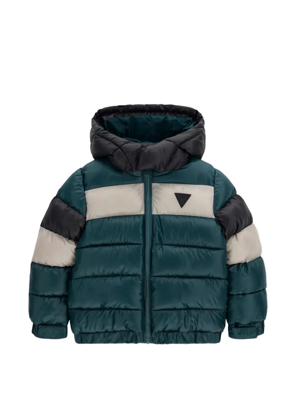 guess kids 컬러 블록 퀼팅 자켓