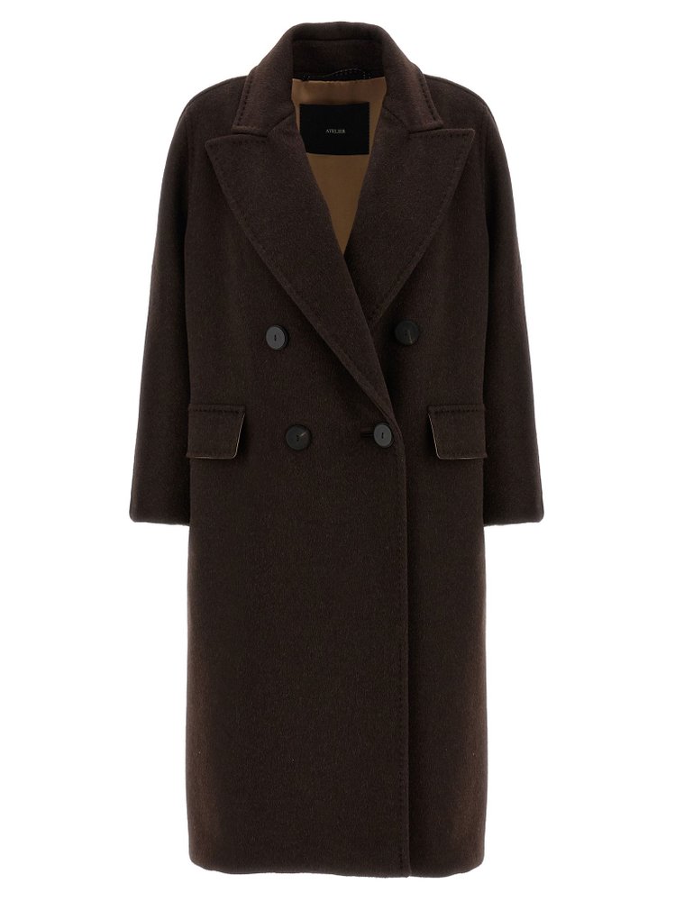 MAX MARA ATELIER 카라 버튼업 코트