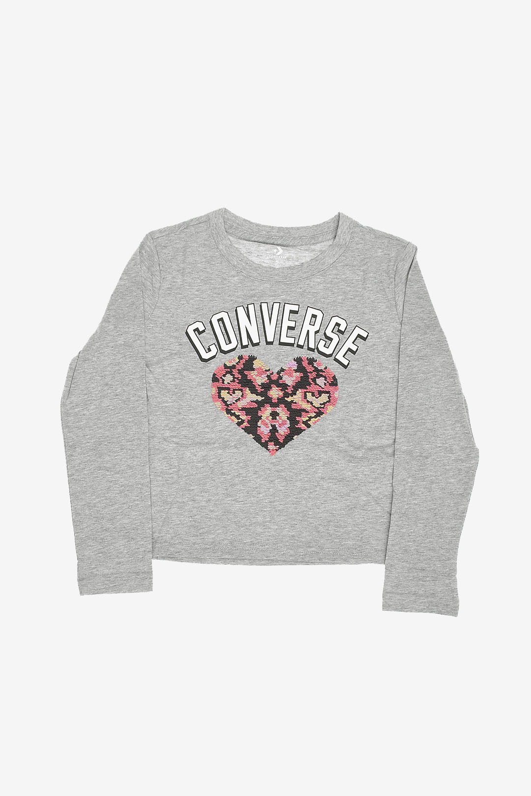 Converse Kids 스팽글 자수 티셔츠