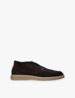 SANTONI 디트로이트 스웨이드 로퍼