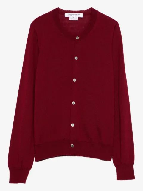COMME DES GARCONS 버튼 프론트 가디건