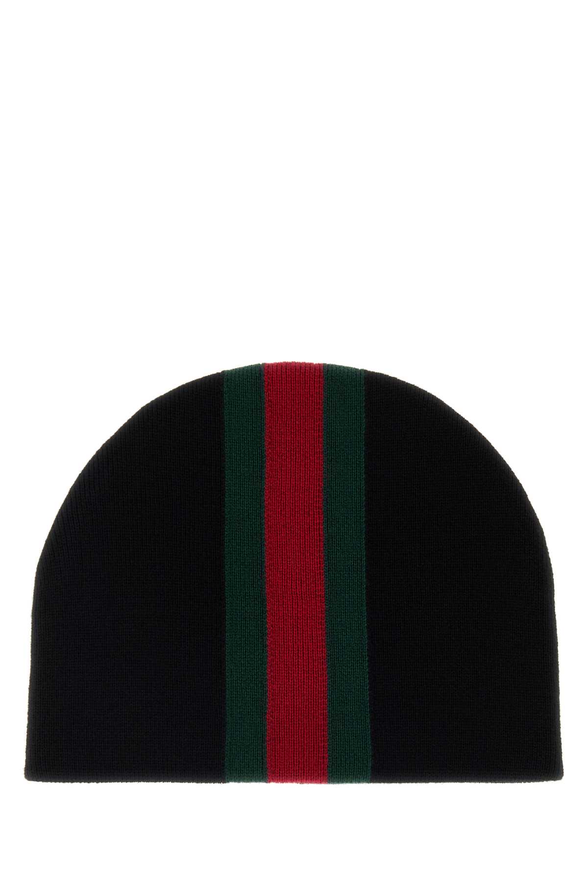 GUCCI 블랙 울 비니