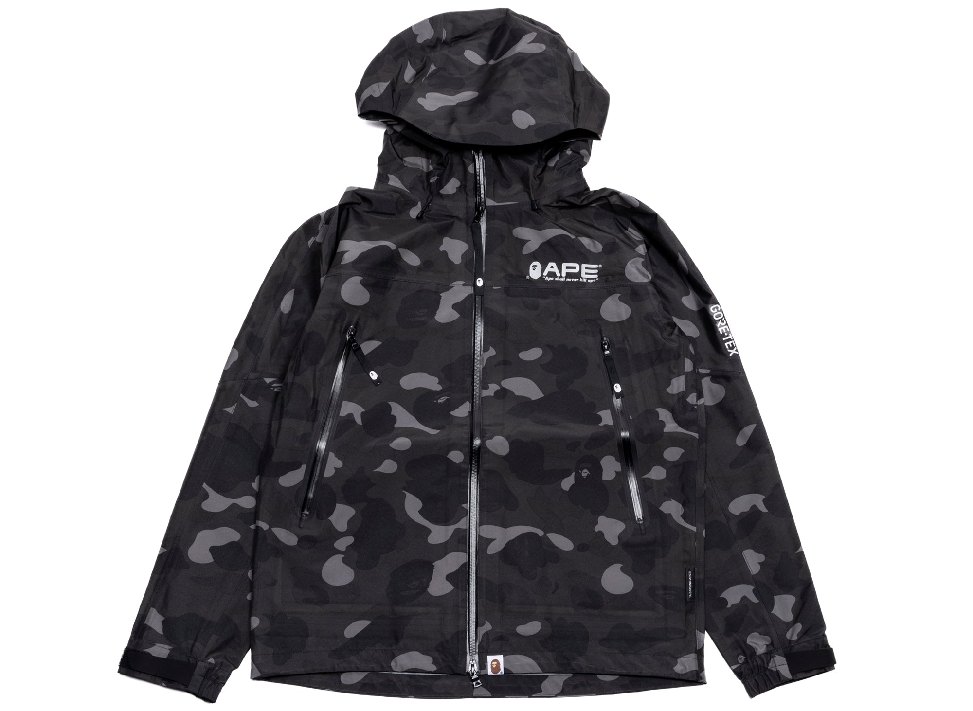 Bape 고어텍스 컬러 카모 쉘 자켓