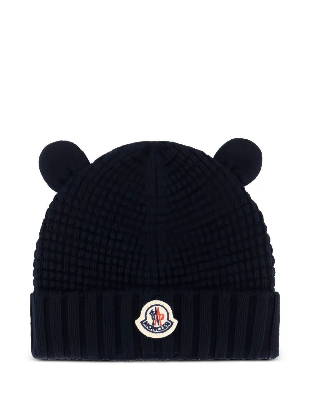 Waffle Knit Beanie Hat | 몽클레어 앙팡 | FETCHING