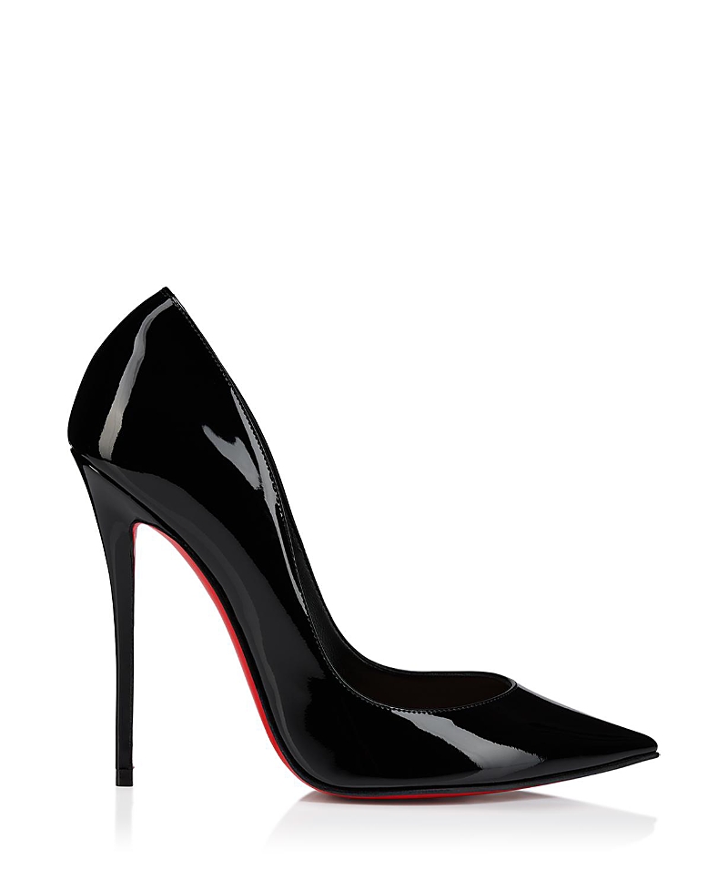 CHRISTIAN LOUBOUTIN 여성 라 피갈 120mm 페이턴트 가죽 스틸레토 펌프스