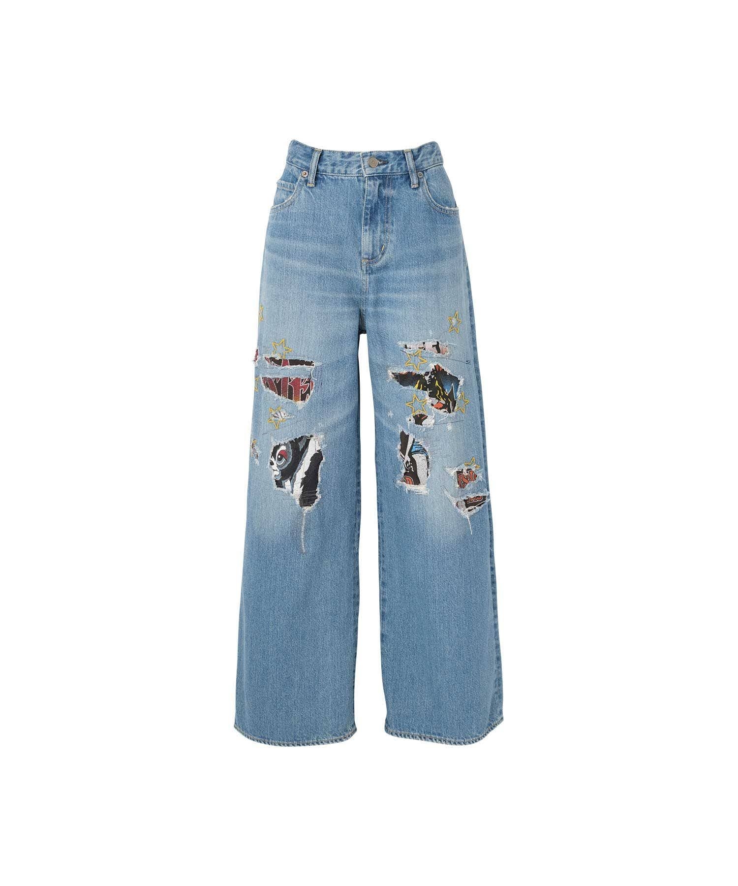 HYSTERIC GLAMOUR 하토리 메이크 화이트 테니먼츠