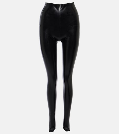 ALAIA 라텍스 레깅스